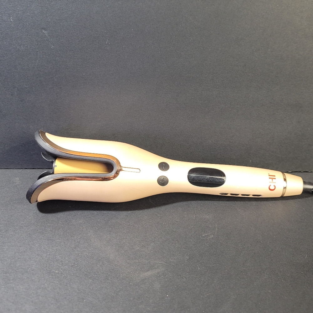 CHI 1" Spin and Curl Ceramic Rotating Curler- Rose Gold